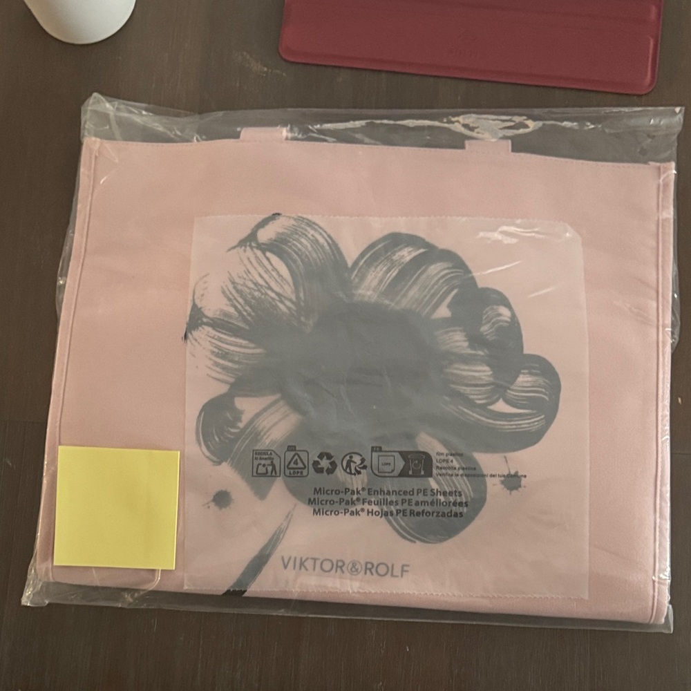 Viktor & Rolf Pink Floral Tote